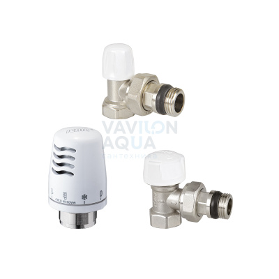 KTE 1101 +764-940 +805-940 Термостатический комплект ICMA угловой 3/4" 82KITOAE061101