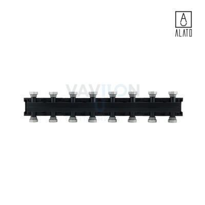Коллектор распределительный ALATO на 4-7 отопительных контура, с кронштейнами - 1.1/2“